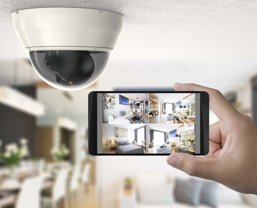 Mobile connect with security camera